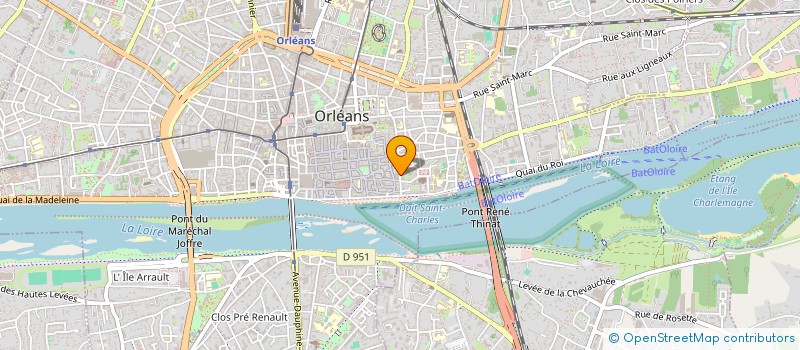 localisation de l'entreprise MONSIEUR BRUNO DENOYELLE à ORLEANS