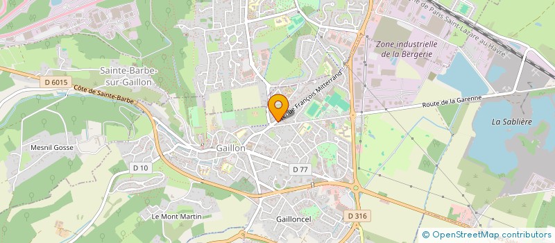 localisation de l'entreprise MONSIEUR BRUNO DEPARROIS  LE VAL D'HAZEY