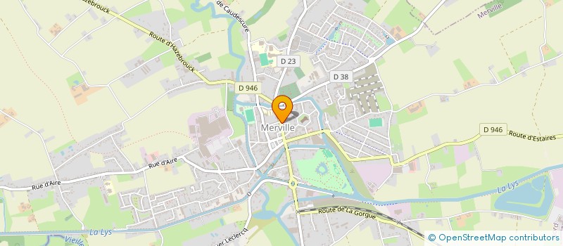 localisation de l'entreprise MONSIEUR BRUNO DERENSY  MERVILLE