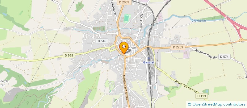localisation de l'entreprise MONSIEUR BRUNO DERRIEN à VENSAT