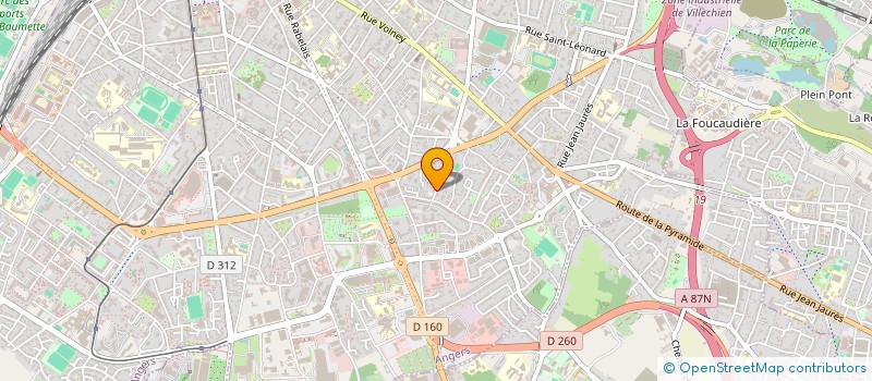 localisation de l'entreprise MONSIEUR BRUNO DES ROBERT à ANGERS