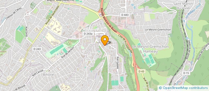localisation de l'entreprise MONSIEUR BRUNO DESCHAMPS à ROUEN
