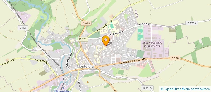 localisation de l'entreprise MONSIEUR BRUNO DESCHAMPS  MONTDIDIER