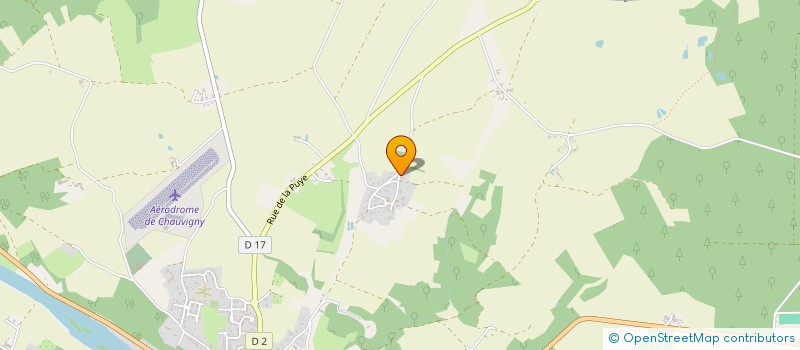 localisation de l'entreprise MONSIEUR BRUNO DESHOULIERES  CHAUVIGNY