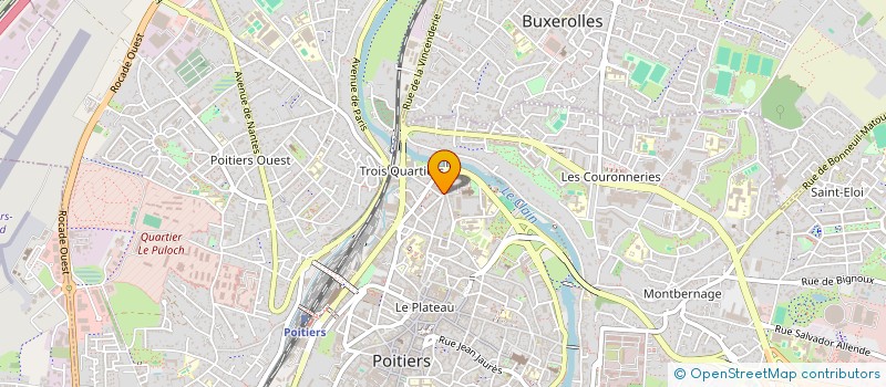 localisation de l'entreprise MONSIEUR BRUNO DESHOULLIERES à POITIERS