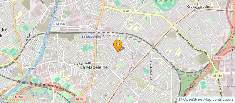 localisation de l'entreprise MONSIEUR BRUNO DESMARETS à MARCQ-EN-BARŒUL