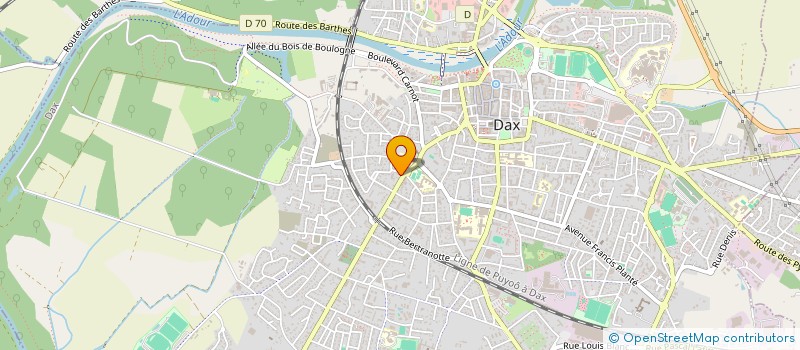 localisation de l'entreprise MONSIEUR BRUNO DESMARS  DAX