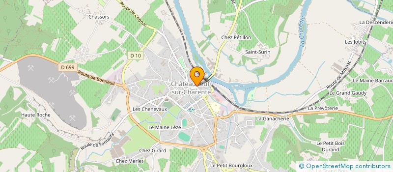 localisation de l'entreprise MONSIEUR BRUNO DESPORT à CHATEAUNEUF-SUR-CHARENTE