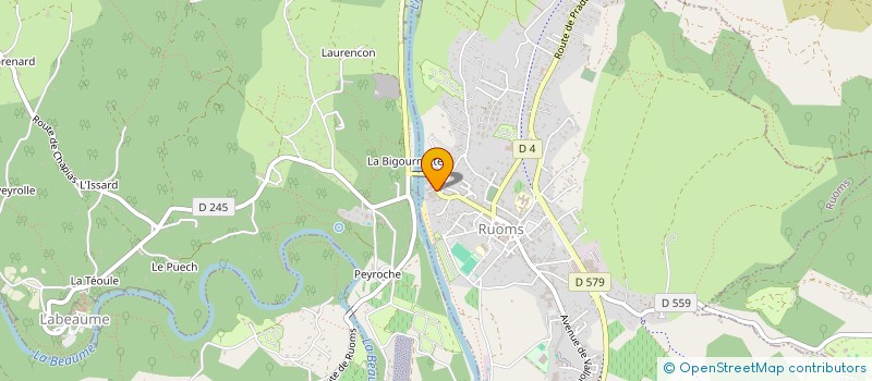 localisation de l'entreprise MONSIEUR BRUNO DESPORTES  RUOMS