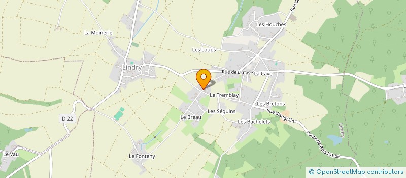 localisation de l'entreprise MONSIEUR BRUNO DESROCHES  LINDRY