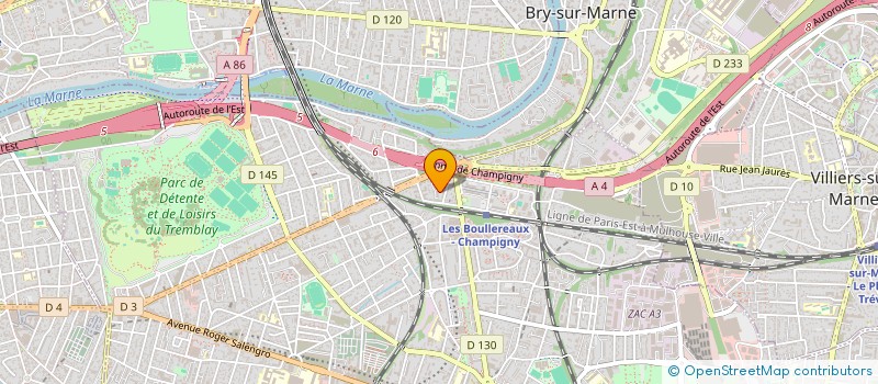 localisation de l'entreprise MONSIEUR BRUNO DESSOLIERS à CHAMPIGNY-SUR-MARNE