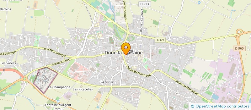 localisation de l'entreprise MONSIEUR BRUNO DESVALLON à DOUE-EN-ANJOU