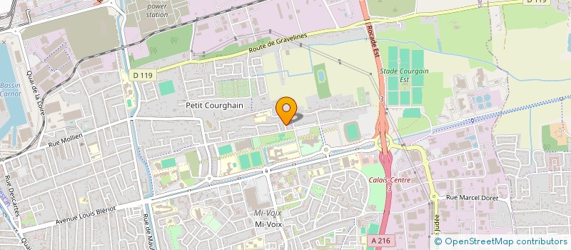 localisation de l'entreprise MONSIEUR BRUNO DESVIGNES  CALAIS