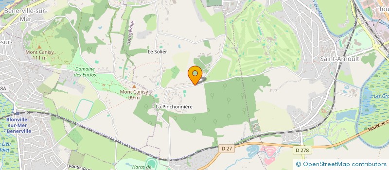 localisation de l'entreprise MONSIEUR BRUNO DEUVE  TOURGEVILLE