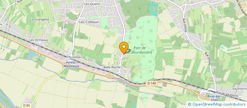 localisation de l'entreprise MONSIEUR BRUNO DEVERGNE  MONTLOUIS-SUR-LOIRE