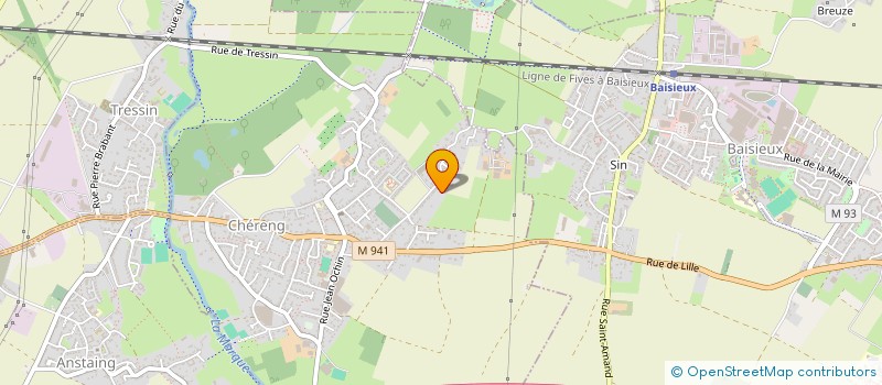 localisation de l'entreprise MONSIEUR BRUNO DEVOS  CHERENG