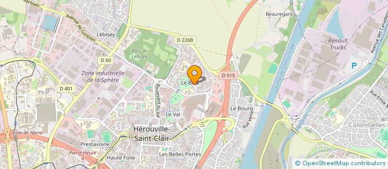 localisation de l'entreprise MONSIEUR BRUNO DEWOST à HEROUVILLE-SAINT-CLAIR