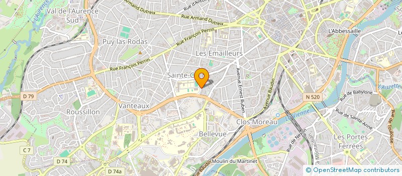 localisation de l'entreprise MONSIEUR BRUNO DEXET à LIMOGES