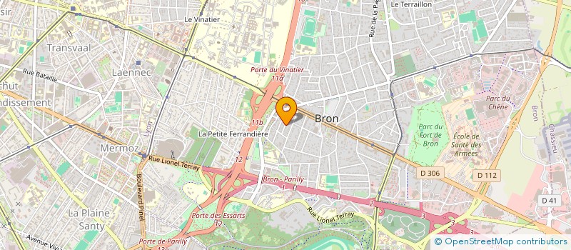 localisation de l'entreprise MONSIEUR BRUNO DEYRIEUX à BRON