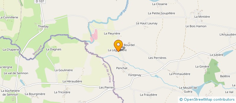 localisation de l'entreprise MONSIEUR BRUNO DI MARCO  MARTIGNE-FERCHAUD