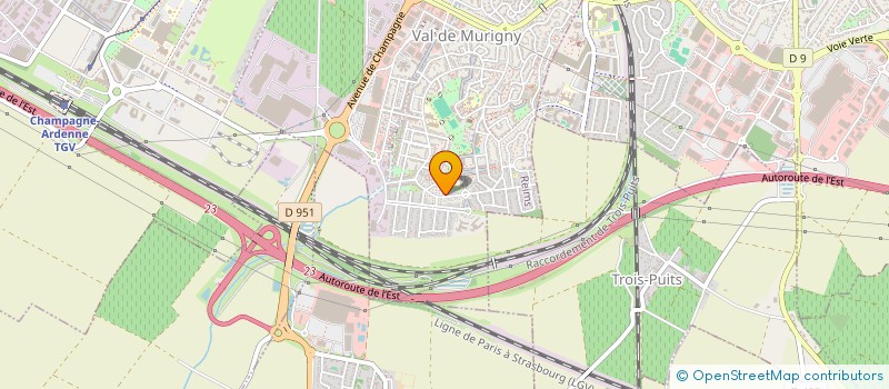 localisation de l'entreprise MONSIEUR BRUNO DIAS à REIMS