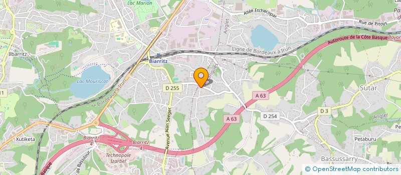 localisation de l'entreprise MONSIEUR BRUNO DIESNIS à ARCANGUES