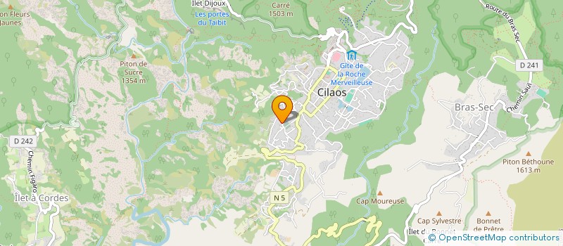 localisation de l'entreprise MONSIEUR BRUNO DIJOUX à CILAOS