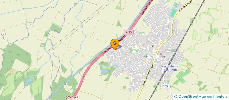 localisation de l'entreprise MONSIEUR BRUNO DISTELZWEY  HERRLISHEIM