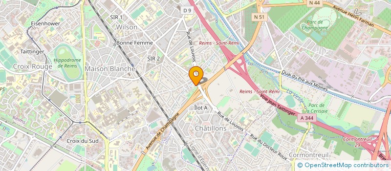 localisation de l'entreprise MONSIEUR BRUNO DIVRY  REIMS