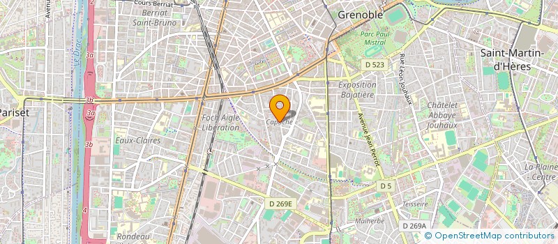 localisation de l'entreprise MONSIEUR BRUNO DOLIDON à GRENOBLE