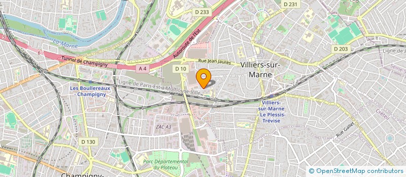 localisation de l'entreprise MONSIEUR BRUNO DOMINGUES  VILLIERS-SUR-MARNE