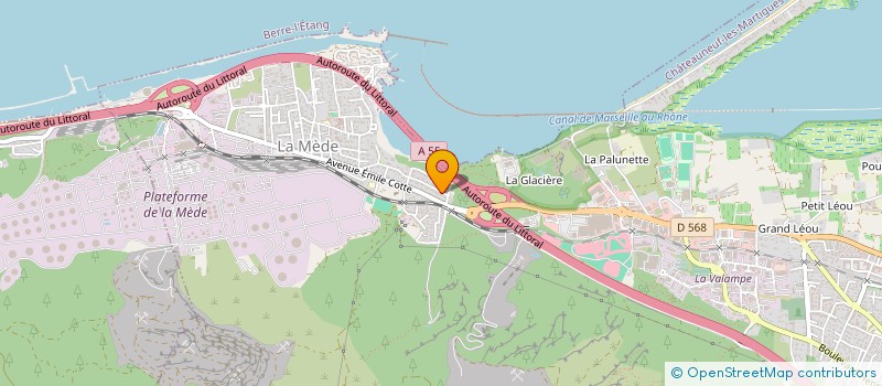 localisation de l'entreprise MONSIEUR BRUNO DOMINGUEZ  CHATEAUNEUF-LES-MARTIGUES