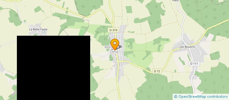 localisation de l'entreprise MONSIEUR BRUNO DOMINIQUE ROBERT  MARAYE-EN-OTHE