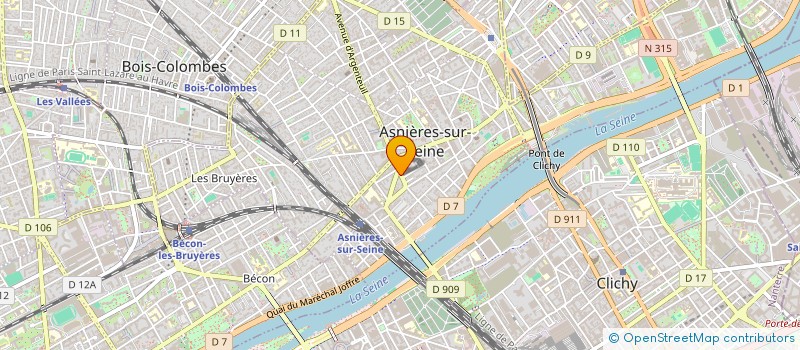 localisation de l'entreprise MONSIEUR BRUNO DONADIO à ASNIERES-SUR-SEINE