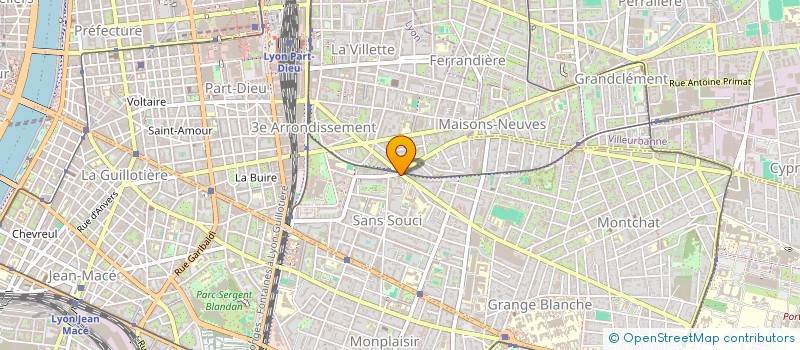 localisation de l'entreprise MONSIEUR BRUNO DONAT  LYON