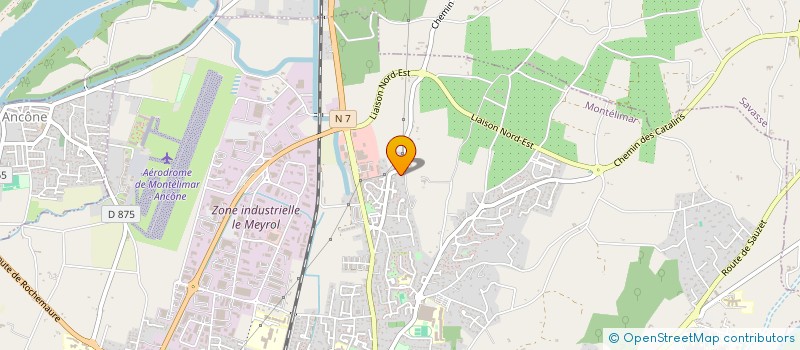 localisation de l'entreprise MONSIEUR BRUNO DONATE  MONTELIMAR