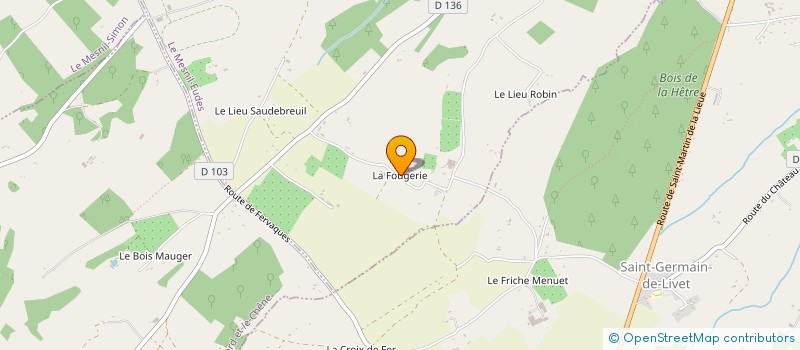 localisation de l'entreprise MONSIEUR BRUNO DORCHIES  LE MESNIL EUDES