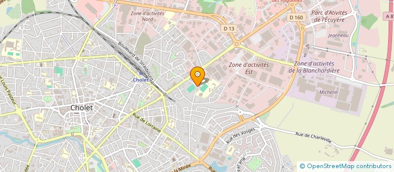 localisation de l'entreprise MONSIEUR BRUNO DORGERE  CHOLET