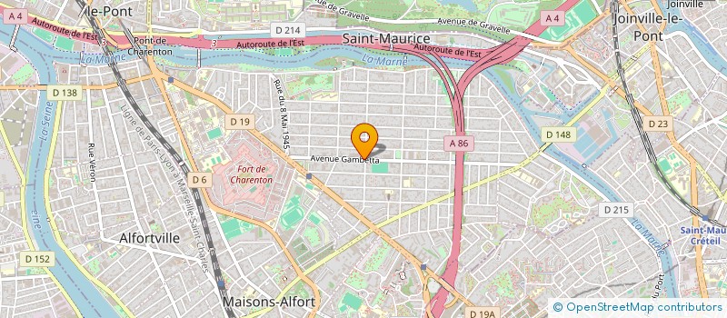 localisation de l'entreprise MONSIEUR BRUNO DOS SANTOS MACHADO  MAISONS-ALFORT