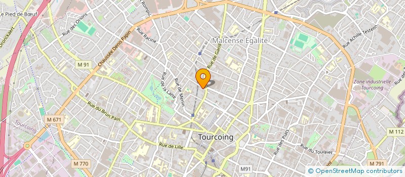 localisation de l'entreprise MONSIEUR BRUNO DOUAY  TOURCOING