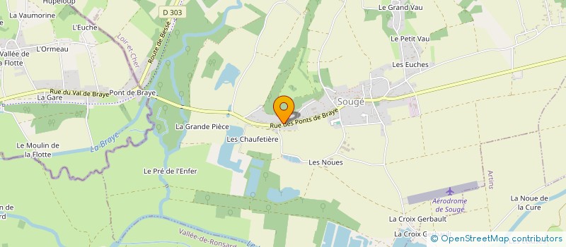 localisation de l'entreprise MONSIEUR BRUNO DOUBLET à SOUGE