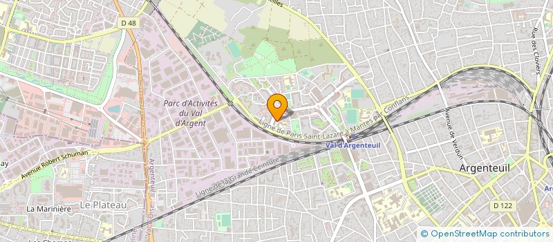 localisation de l'entreprise MONSIEUR BRUNO DOUILLARD  ARGENTEUIL