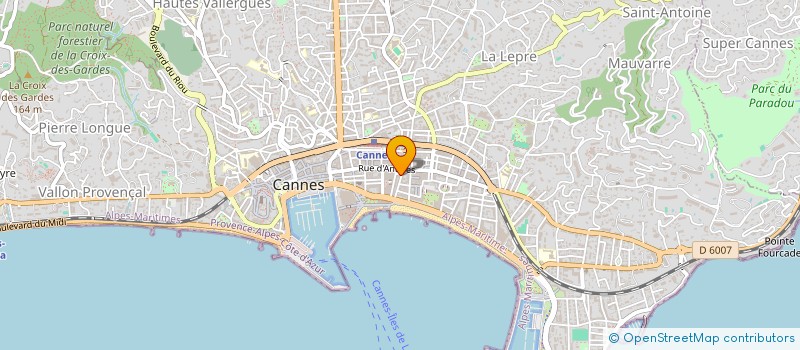 localisation de l'entreprise MONSIEUR BRUNO DRAILLARD à CANNES
