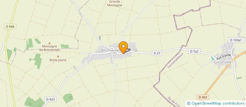 localisation de l'entreprise MONSIEUR BRUNO DRIAULT à BROMEILLES