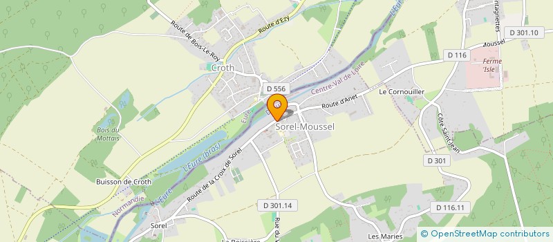 localisation de l'entreprise MONSIEUR BRUNO DUARTE MORAIS DOS SANTOS à SOREL-MOUSSEL