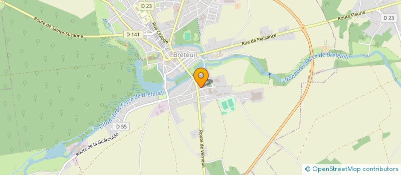 localisation de l'entreprise MONSIEUR BRUNO DUBOIS à MESNILS-SUR-ITON