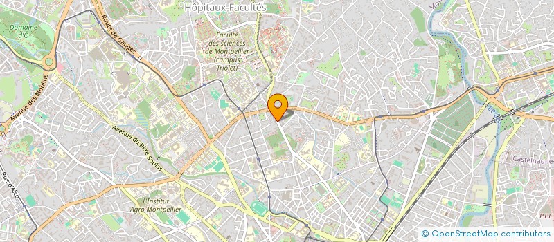 localisation de l'entreprise MONSIEUR BRUNO DUBOIS à MONTPELLIER