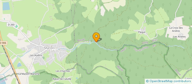 localisation de l'entreprise MONSIEUR BRUNO DUBOIS  MARIOL