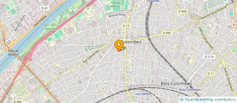 localisation de l'entreprise MONSIEUR BRUNO DUBOIS à COLOMBES
