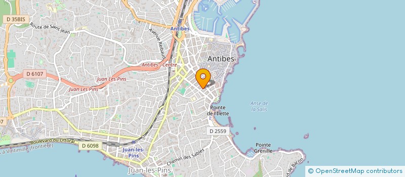 localisation de l'entreprise MONSIEUR BRUNO DUBREUIL à ANTIBES